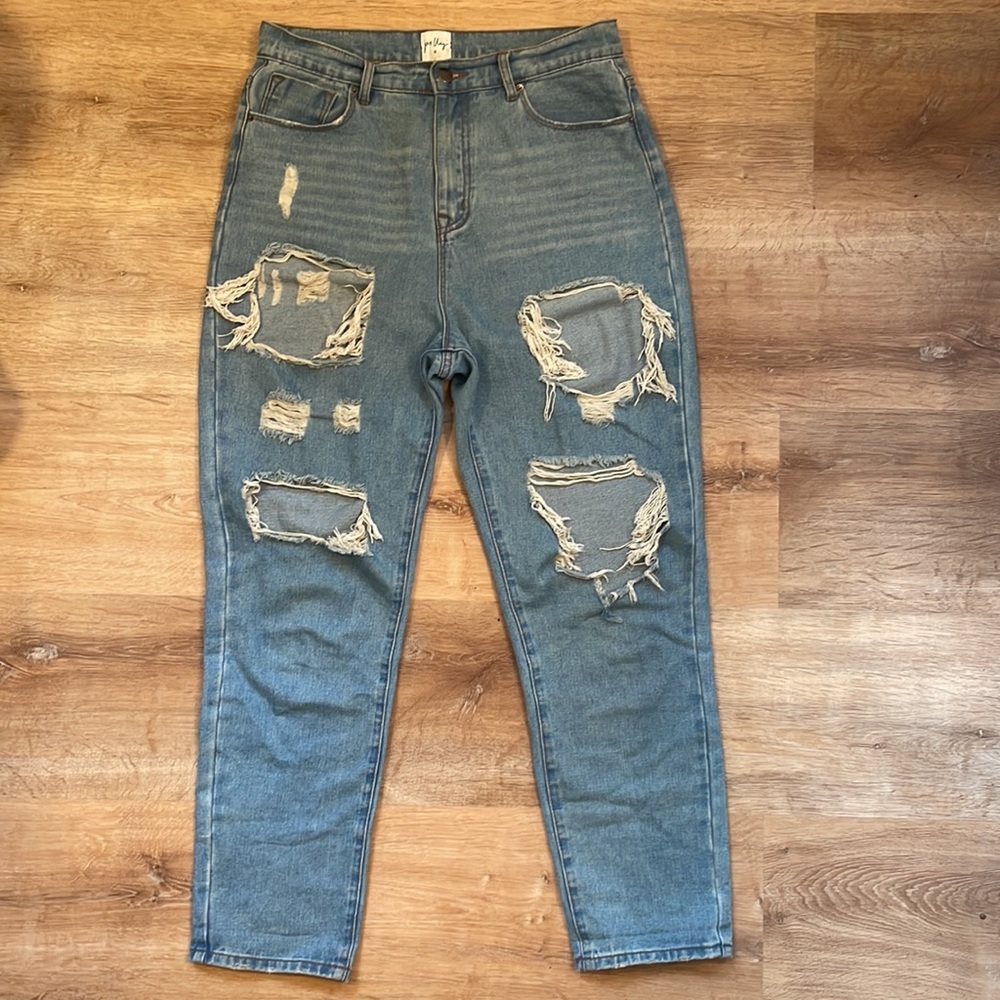 Princess Polly blue jeans
